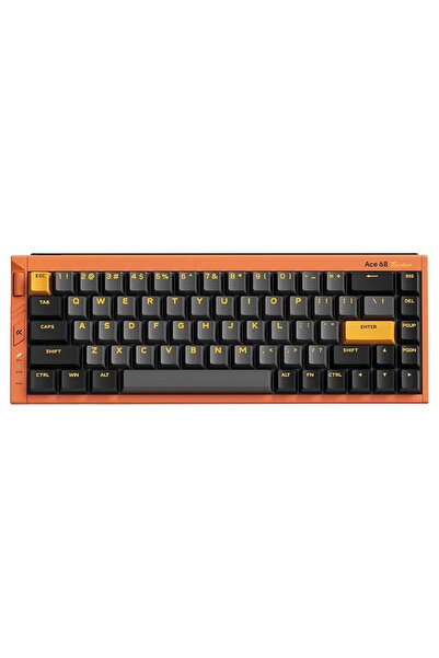 MCHOSE Ace 68 Turbo Esports Galaxy Orange %65 Mount Tai Magnetic Switch GT 16...