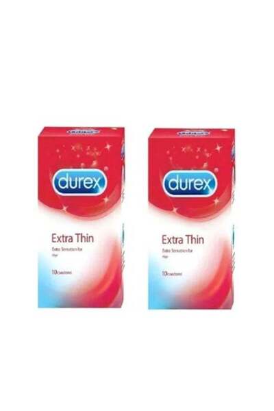 Durex Play عبوة ديوركس تحتوي على 2 واقي ذكري رفيع للغاية
