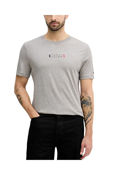 Tommy Hilfiger Ανδρικό T-shirt Γκρι MW0MW41453-P91