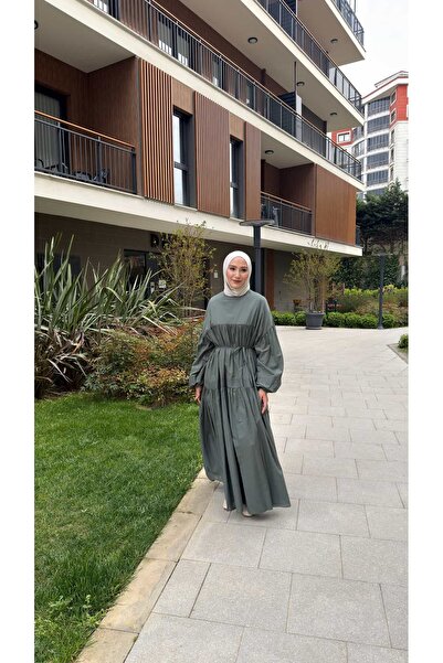 EYMAHCA فستان بوهيمي فضفاض بتصميم كاجوال - فستان بأكمام بالونية