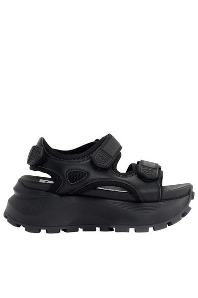 Buffalo Γυναικεία Manhatten Σανδάλια Μαύρα BUF1602367-BLACK