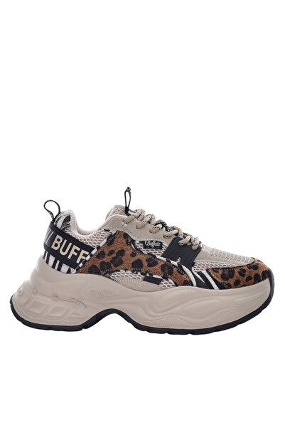 Buffalo Γυναικεία Yuno Sneakers Μπεζ BUF1636751-BEIGE ANIMAL MIX