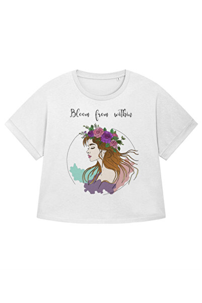 Seahorse Tailored Art Γυναικείο μπλουζάκι oversized  "Bloom from within "