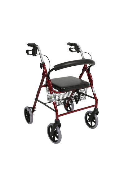 Case Rolator pliabil 4roti,scaun ,frane si cos
