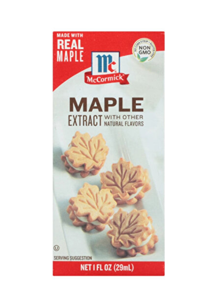 McCormick Maple Extract Wıth Other Natural Flavors Akçaağaç Özütü ve Diğer Do...