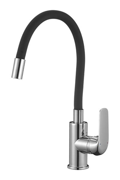 Kuchinox Kitchen faucet with flexible spout, black chrome, BKE 761 D