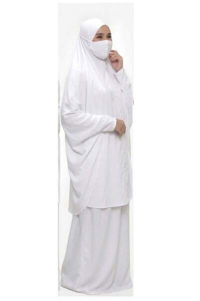 Aymix Prayer Dress For Women 2 Piece Outfit Full Cover Prayer Dress Soft Brea...
