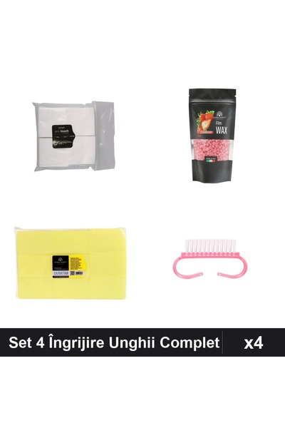 Makeup Set of 4 Nail Care, Protouch Wipes 200pcs, Strawberry Hair Removal Wax...