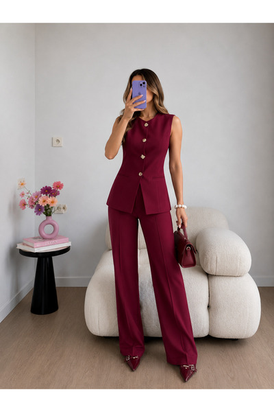 Ekim Store 4 Button Vest Pant Blazer Suit