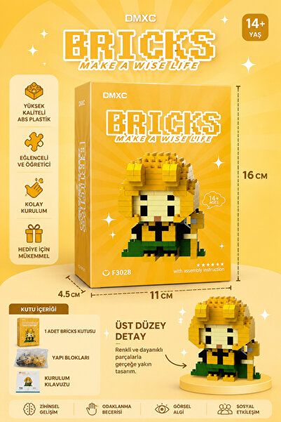 Jack Ferrero Mini Block Building Set – Mini Building Toy Set - Cute Block Fig...