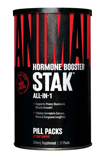 Animal Hormone Booster STAK All-in-1 Pill Packs – 21-Day Supply for Strength ...