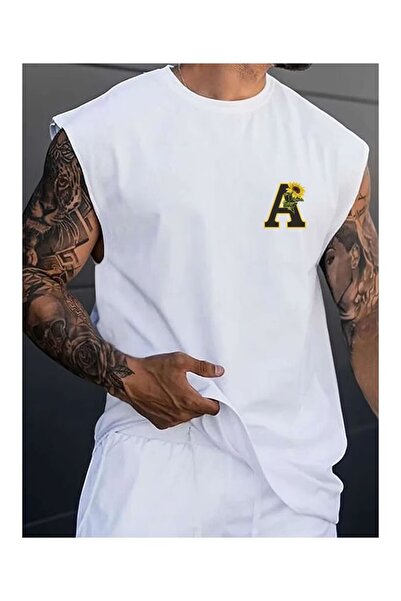 bellanova Men's oversized crew neck sleeveless t-shirt - longline