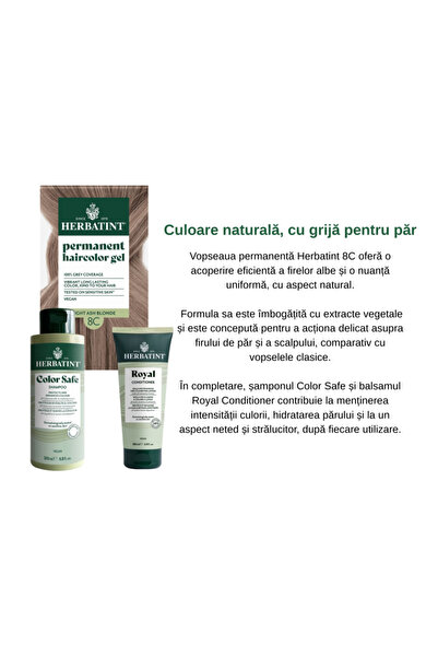 Herbatint Hair dye care package 8C