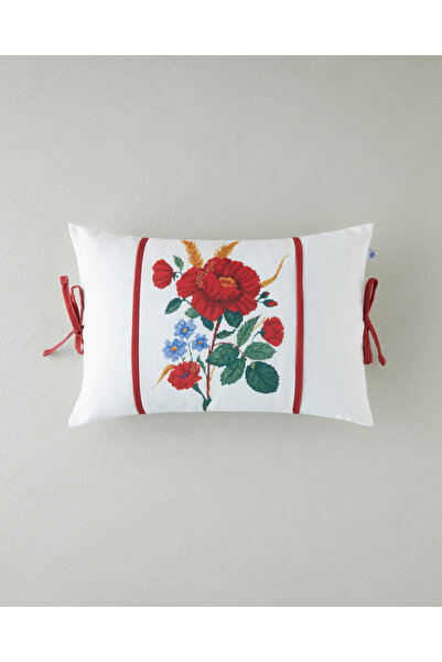 English Home Classy Rose Dolgulu Kırlent 33x50 cm Multicolor