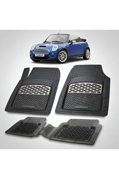 TEAMCAR Μίνι Κάμπριο R52 2004-2008 Πατάκια Δαπέδου |   Ασημένια Έκδοση – Ομαδ...