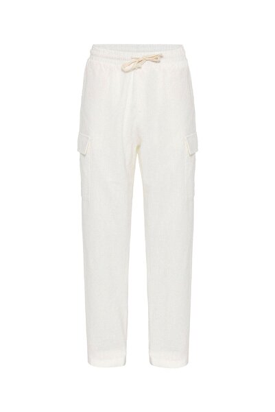 S13 Store Cargo pocket baggy linen trousers