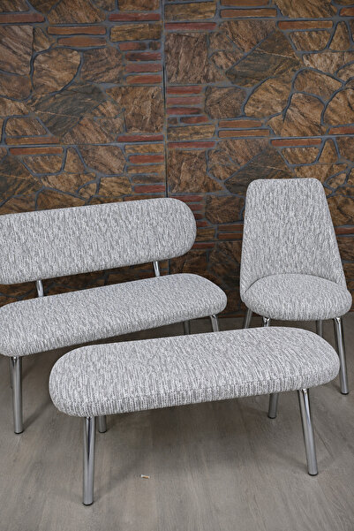 kılıfteks Bench ve Puf Takımı Kılıf Seti - 2 Sandalye, 1 Bench, 1 Puf Örtüsü