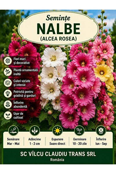 OEM Semințe Nalbe (Alcea Rosea)