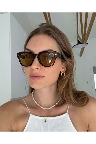 funeyes Stane Trend Color Bitter Brown Popular Sunglasses Uv400 Protection
