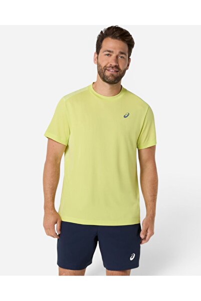 Asics COURT SS TOP Erkek Sarı Kısa Kollu Tshirt 2041A339-302