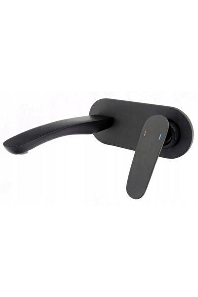Granitan Baterie Lavoar Incastrata EVO Negru, Alama, Ceramic
