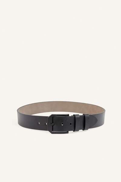 DeFacto Men's Rectangular Buckle Faux Leather Classic Belt I0836Axns