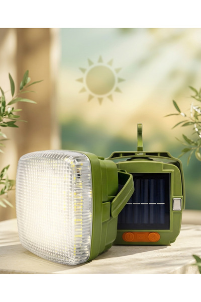 Torcello Taşınabilir Güneş Enerjili LED Fener Outdoor Kamp Lambası
