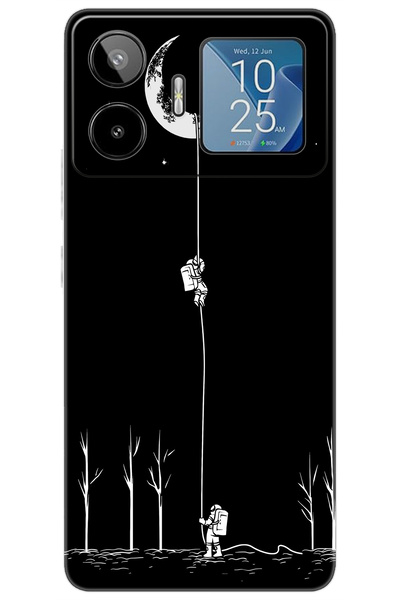 General Mobile GM 26 PRO 5G (G903) Uyumlu Kılıf Desen Baskılı Silikon Astrono...