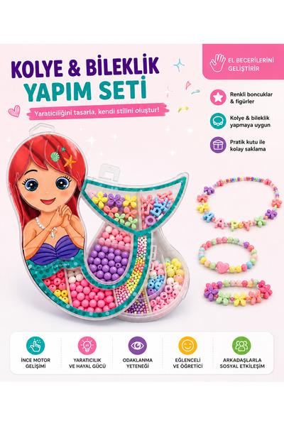 Nuvia Çocuk Kolye & Bileklik Yapım Kutusu