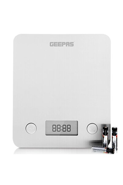 Geepas ميزان مطبخ رقمي، أبيض، Gks46507Uk