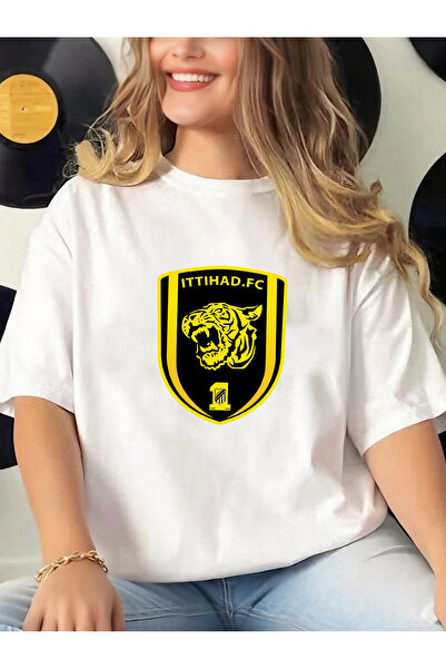 SAUDI Men and Women's 100% Cotton T-Shirt - Oversized Crew Neck Short Sleeve ...