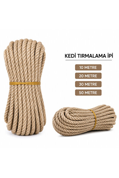Kedi Tırmalama İpi 20Metre*6mm