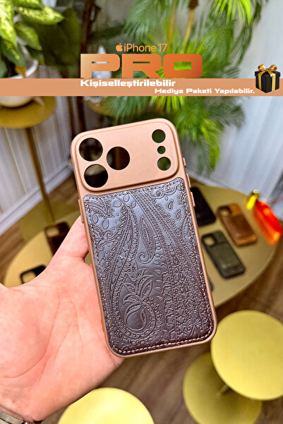 CüzCan iPhone 17 Pro Uyumlu Hakiki Deri Magsafe Premium Kılıf