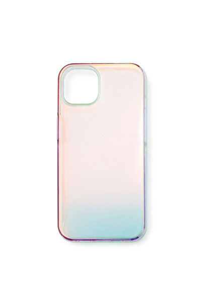 Hurtel Husă AURORA pentru iPhone 13 Pro Max, din gel, neon, aurie.