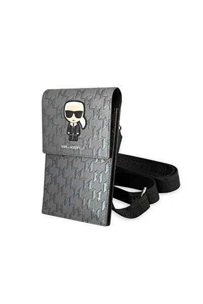 Karl Lagerfeld Geantă KLWBSAMIPG argintie Ikonik Karl Monogram Patch