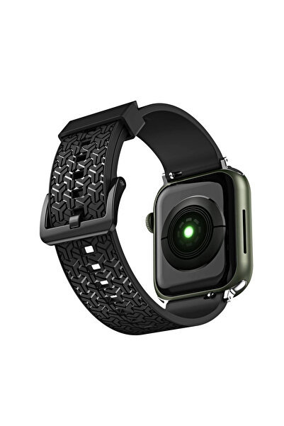 Hurtel Curea de ceas tip Y pentru Apple Watch 7 / SE (41/40 / 38MM) neagră
