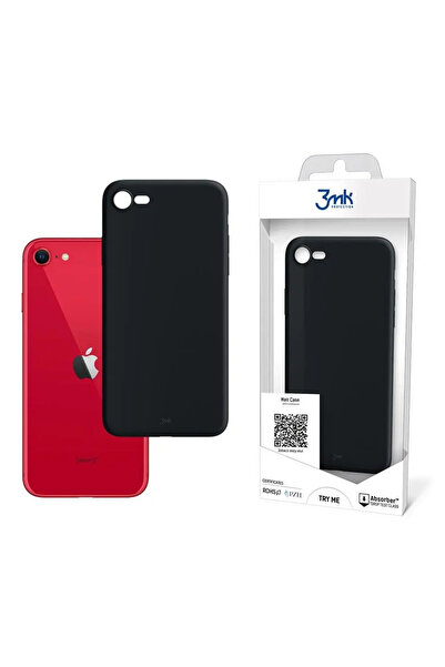 3MK Husă mată Apple iPhone SE 2022/2020 neagră