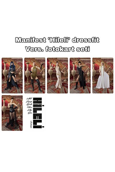 Sntay MANİFEST GIRLS FOTOKART SETİ 'hileli' Dressfit vers fotokart seti Manif...