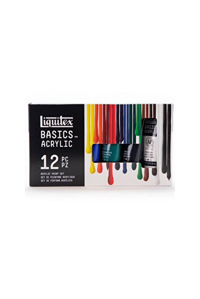 Liquitex Set culori acrilice Basics 12 x 22 ml