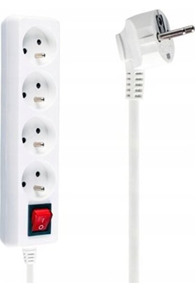 Libox power strip 4 sockets 1.5 m white (LB0083-1,5)