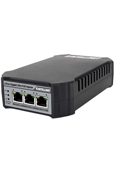 Intellinet 561488 Injector Ultra PoE, IEEE 802.3at/af, 2x GIGABIT RJ45, 30W/5...