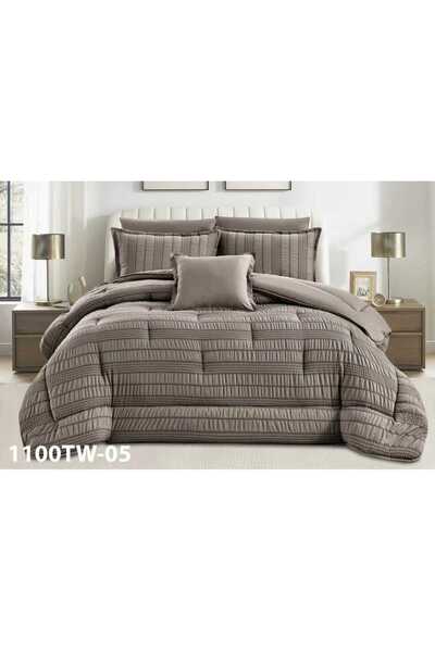Ropi Modern Stripe Summer Quilt Set -7Pcs-