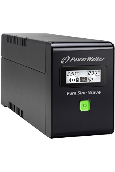 PowerWalker VI 800 SW FR LINE-INTERACTIVE 800VA 2X 230V EN USB-B LCD Undă sin...
