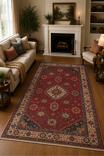 Babil Home Decorative Carpet Non-Slip Base Stain-Resistant Washable Rug Custo...