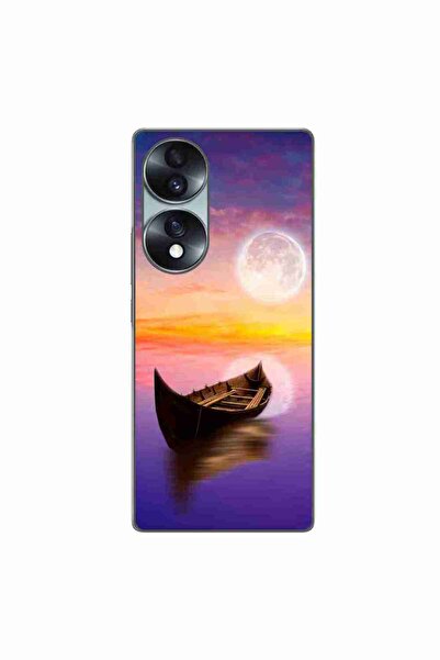 OEM Husa compatibila cu Honor 70 Silicon Gel Tpu Model Moonlit Serenity