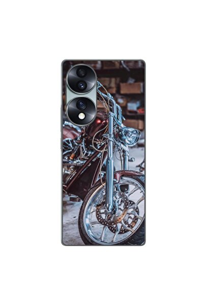 OEM Husa compatibila cu Honor 70 Silicon Gel Tpu Model Harley Garage