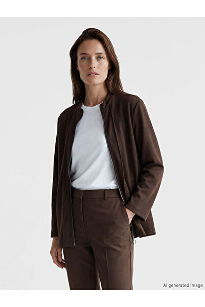 LC Waikiki Rmz Gi̇yi̇m Farkiyla Zero Roba Collar Women's Cardigan