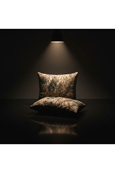 Framgan Arboreal Noir Premium Kırlent Seti Botanical Luxury Designer Seri