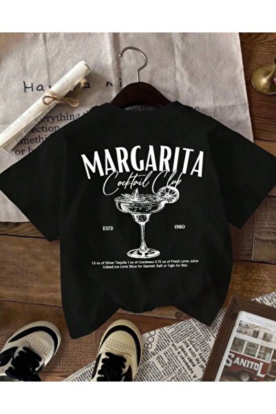 LELVANİ Margarita Koktel Club Printed Crewneck Unisex T-Shirt