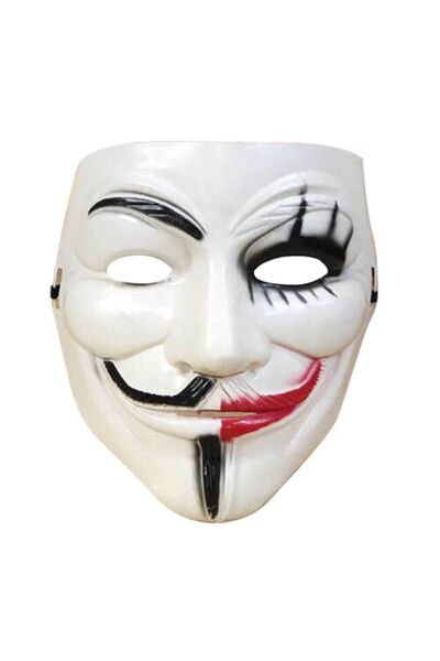 PartAntalya Joker Vendetta Maske iki yüz lü maske halloven mask